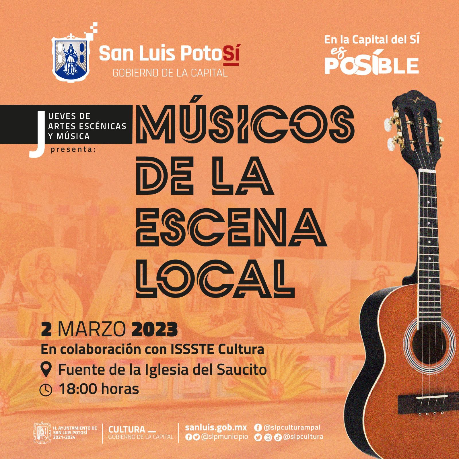 Dirección de Cultura Municipal traslada el Jueves de Artes y Música al  Saucito – EOS Noticias